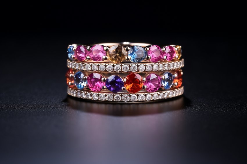 Schmuck mit Spinell