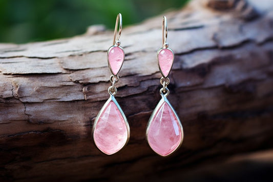 Schmuck mit Rosenquarz