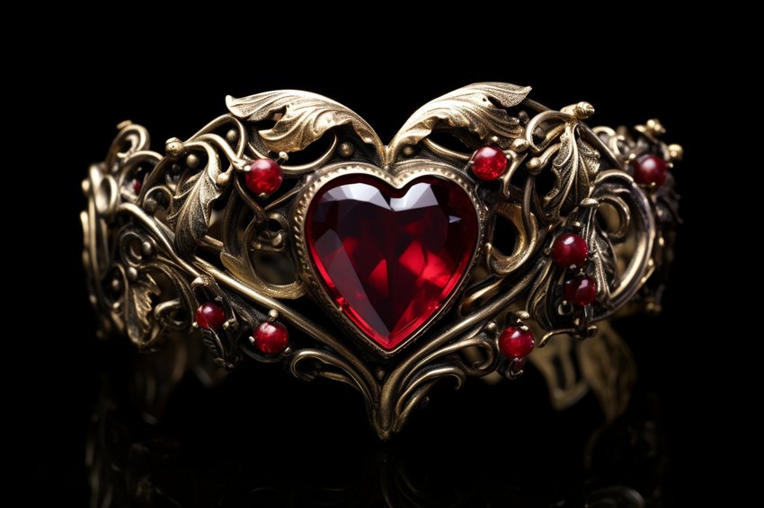 Schmuck für Valentinstag