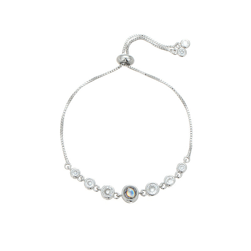 Armband mit persönlichem Foto - Circle Diamonds