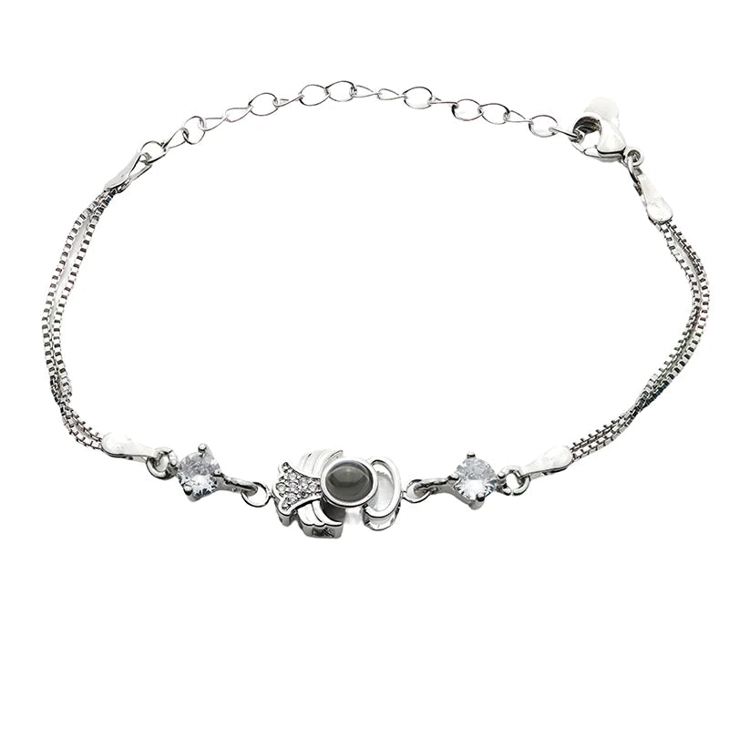 Armband mit Foto – Engel, Fotoarmband mit Projektionslinse | 4MyLove
