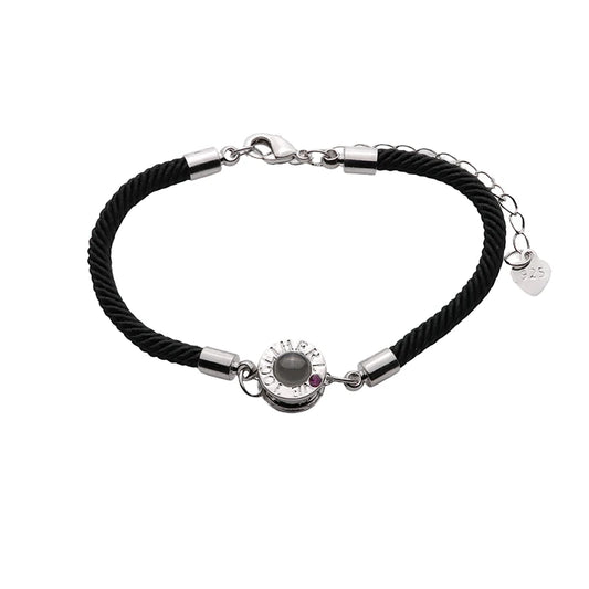 Armband mit Foto – I Love You, Fotoarmband mit Projektionslinse | 4MyLove