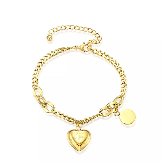 Herzarmband Blind 4 Love – personalisierter Schmuck für Paare