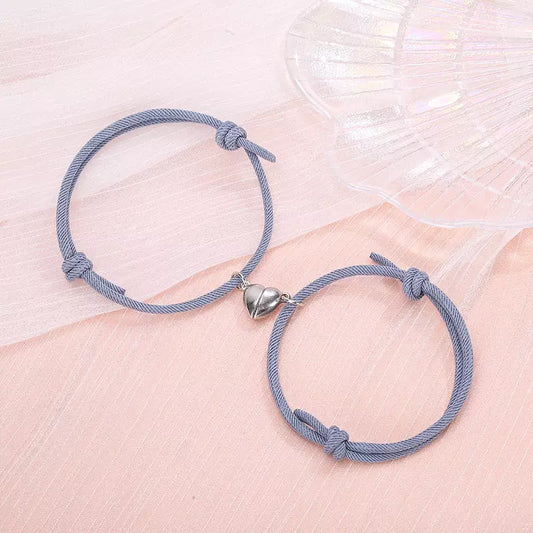 Magnetherz-Verschluss – Detailansicht des Partnerarmbands
