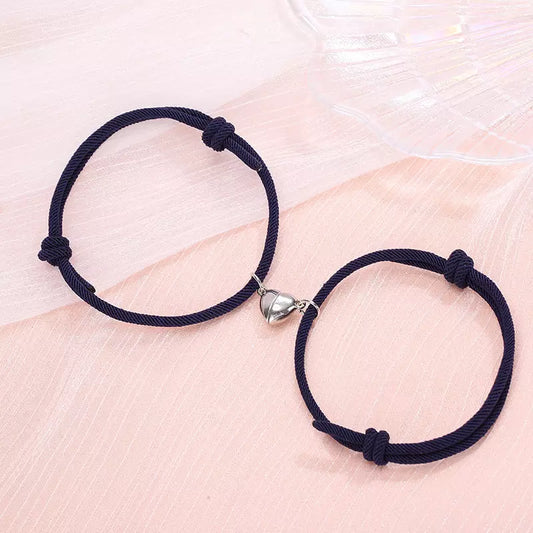 Partnerarmbänder mit Magnetherz – personalisierter Partnerschmuck | 4MyLove