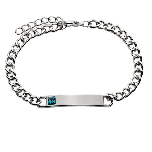 Partnerarmband mit Gravur – Herren Silber, personalisierter Partnerschmuck | 4MyLove