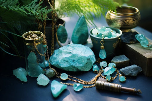 Amazonit-Schmuck in blau-grünen Tönen – der Hoffnungsstein
