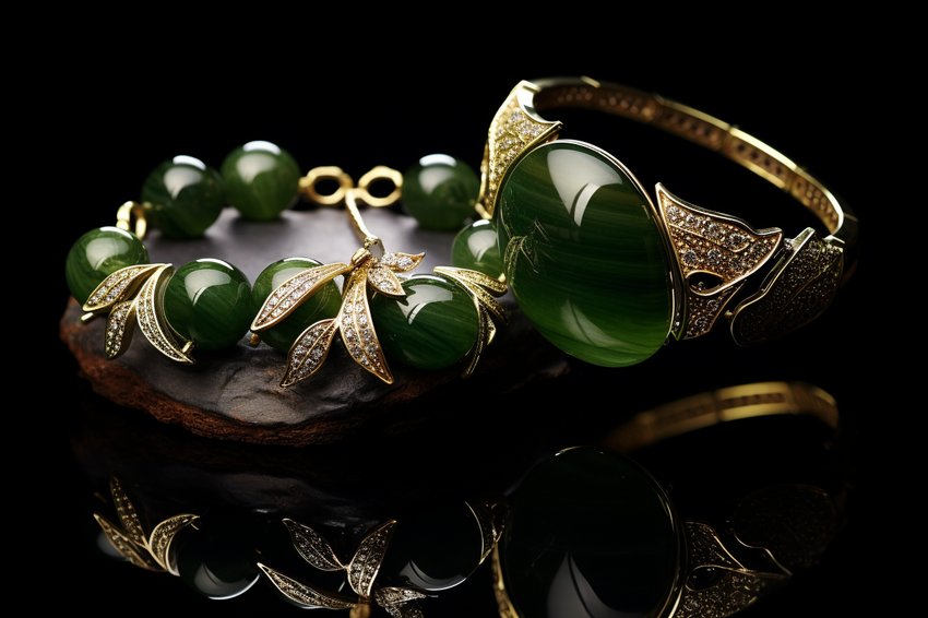 Schmuck mit Nephrit