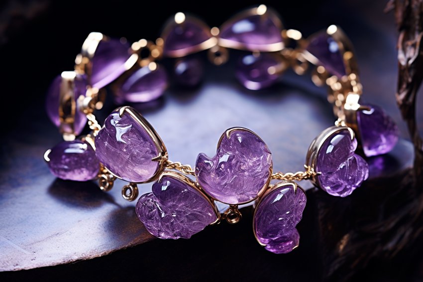 Schmuck mit Amethysten
