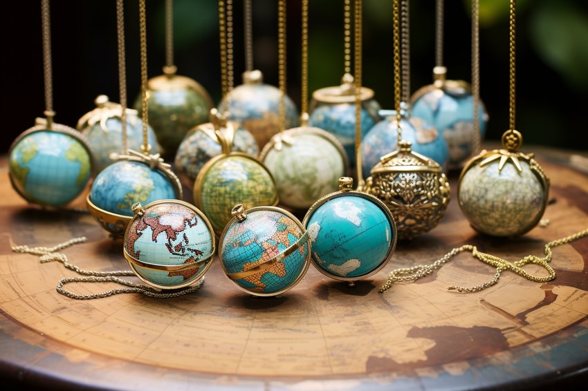 Schmuck aus verschiedenen Ländern