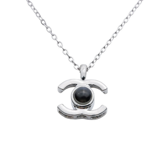 Kette mit Foto – Augenblick, Fotokette mit Projektionslinse | 4MyLove