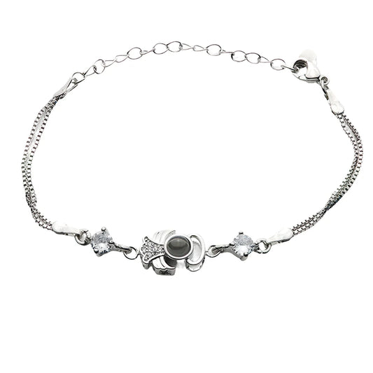 Armband mit Foto – Engel, Fotoarmband mit Projektionslinse | 4MyLove