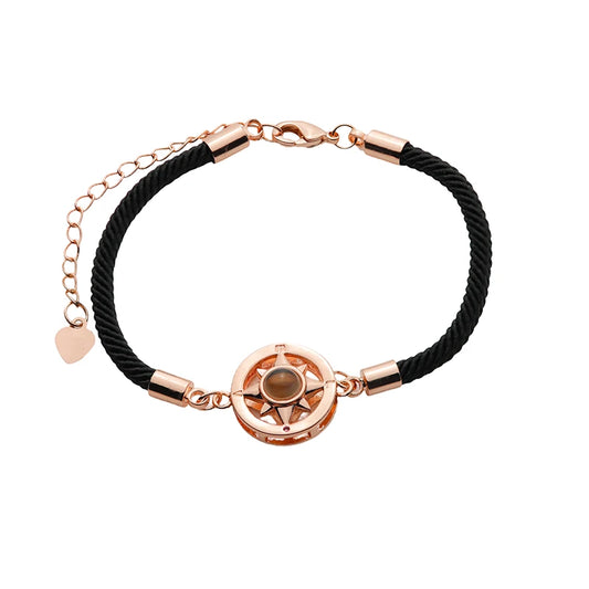 Armband mit Foto – Sternkreis, Fotoarmband mit Projektionslinse | 4MyLove