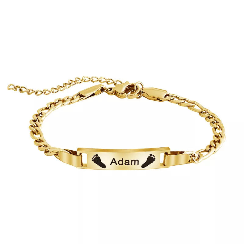 Armband mit Gravur – Baby, personalisiertes Gravurarmband | 4MyLove