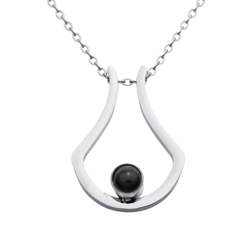 otokette Lyra in Silber mit Projektionslinse für persönliches Foto | 4MyLove