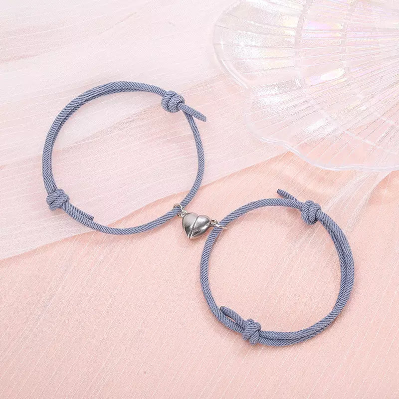 Magnetherz-Verschluss – Detailansicht des Partnerarmbands