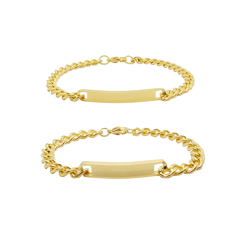 Partnerarmbänder mit Gravur – personalisierter Partnerschmuck | 4MyLove