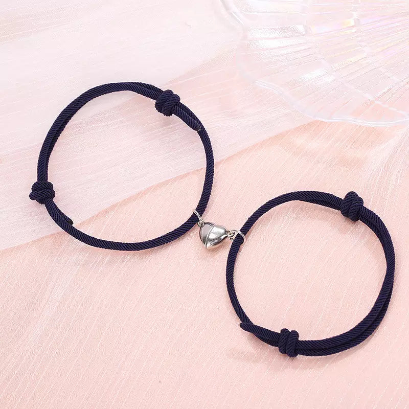 Partnerarmbänder mit Magnetherz – personalisierter Partnerschmuck | 4MyLove