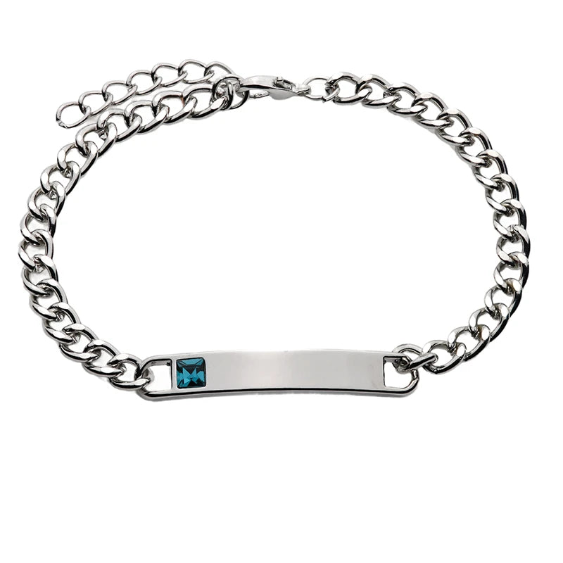 Partnerarmband mit Gravur – Herren Silber, personalisierter Partnerschmuck | 4MyLove