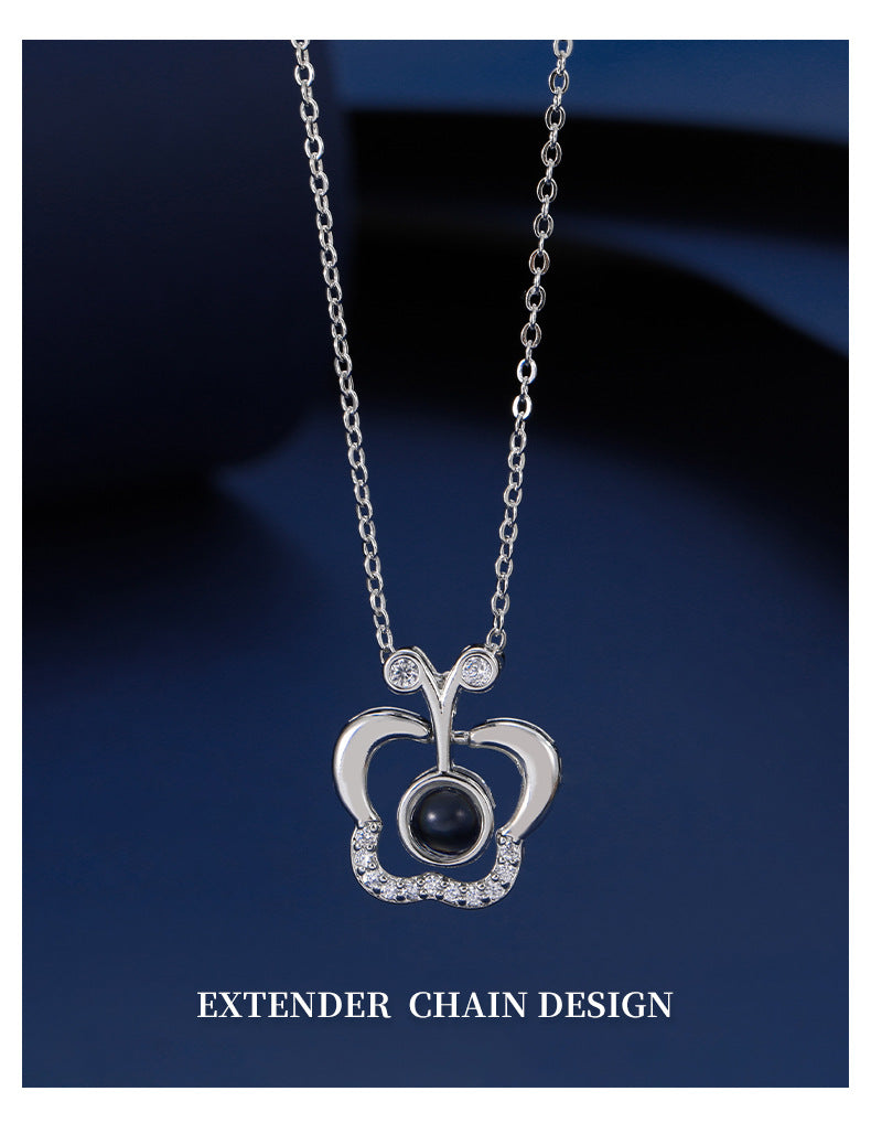 Personalisierte Schmetterling-Fotokette – Schmuck für Frauen