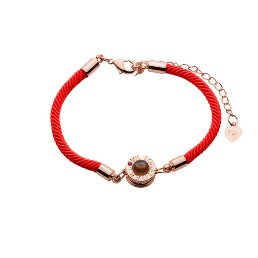 Personalisiertes I-Love-You-Armband mit eigenem Bild