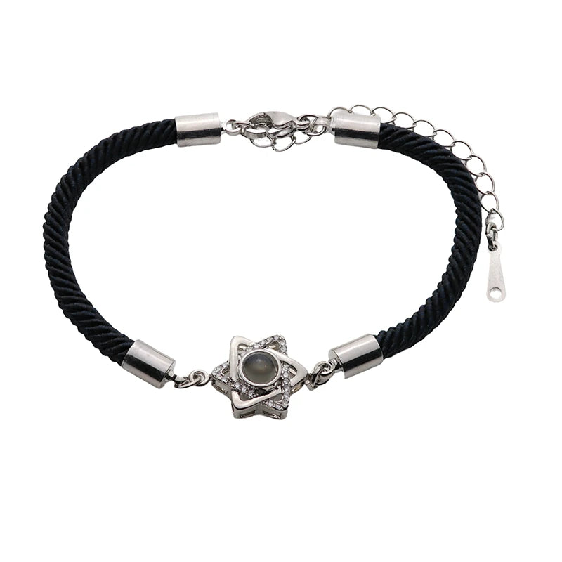 Personalisiertes Stern-Fotoarmband mit eigenem Bild