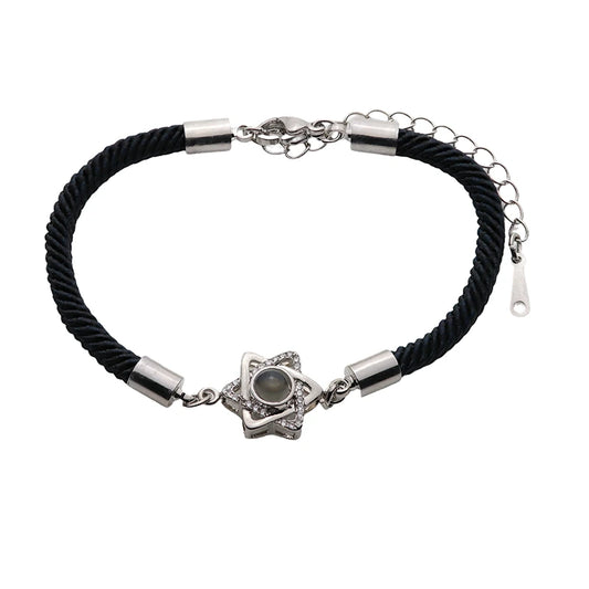 Personalisiertes Stern-Fotoarmband mit eigenem Bild