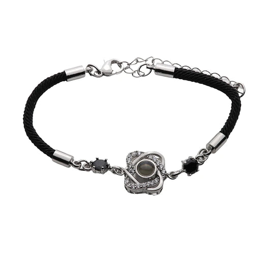 Personalisiertes Strahlenstern-Fotoarmband mit eigenem Bild