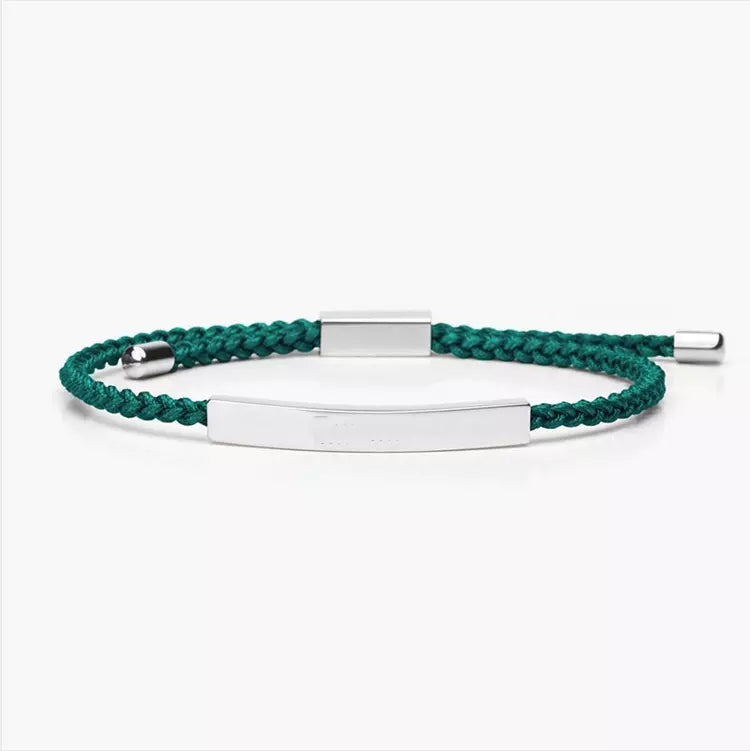 Stoff-Armband mit persönlicher Gravur – Produktdetail