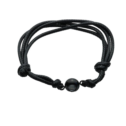 Stoffarmband mit Foto – Schwarzer Kreis, Fotoarmband mit Projektionslinse | 4MyLove